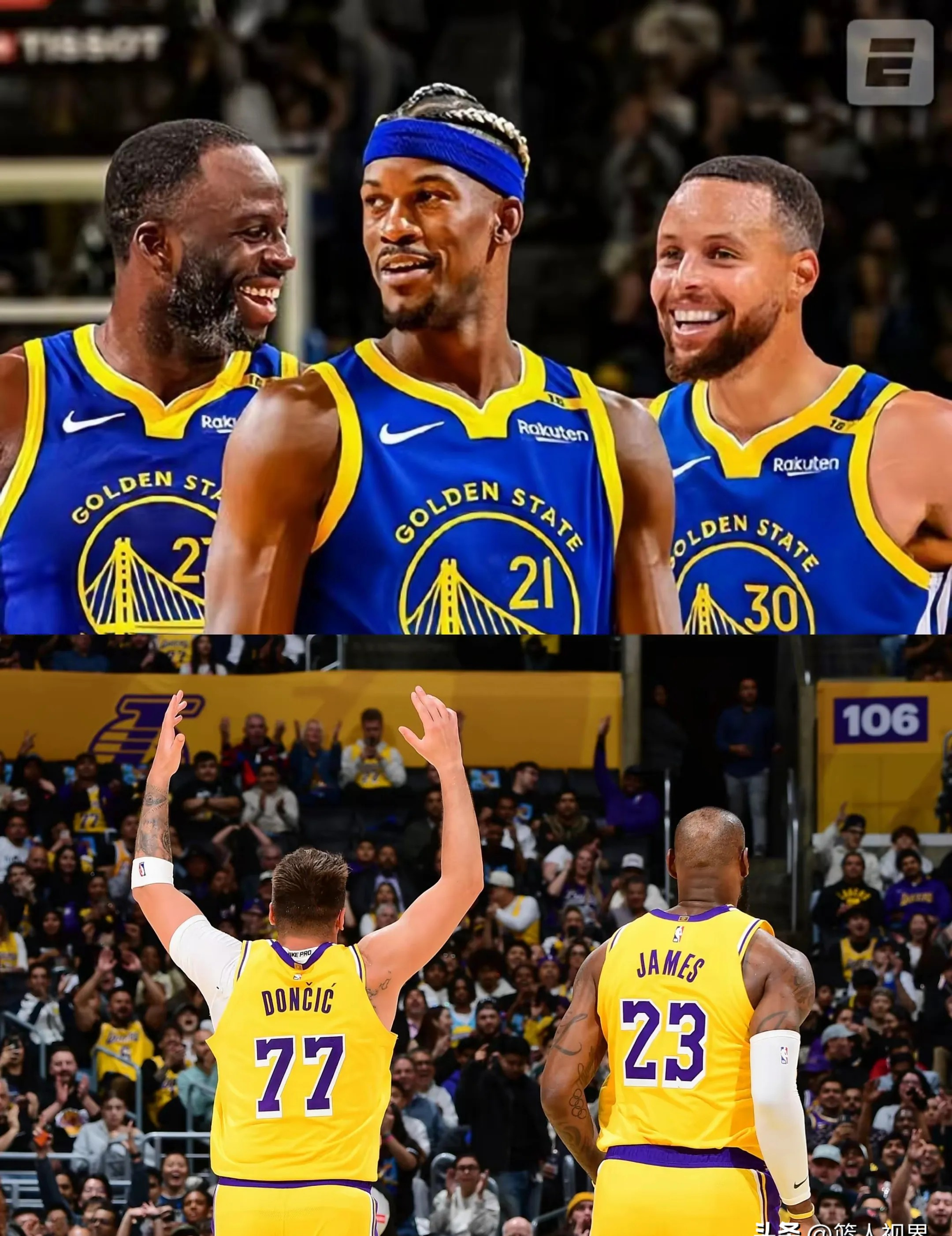 NBA新赛季火爆来袭！勇士夺冠热门，湖人豪取四连胜