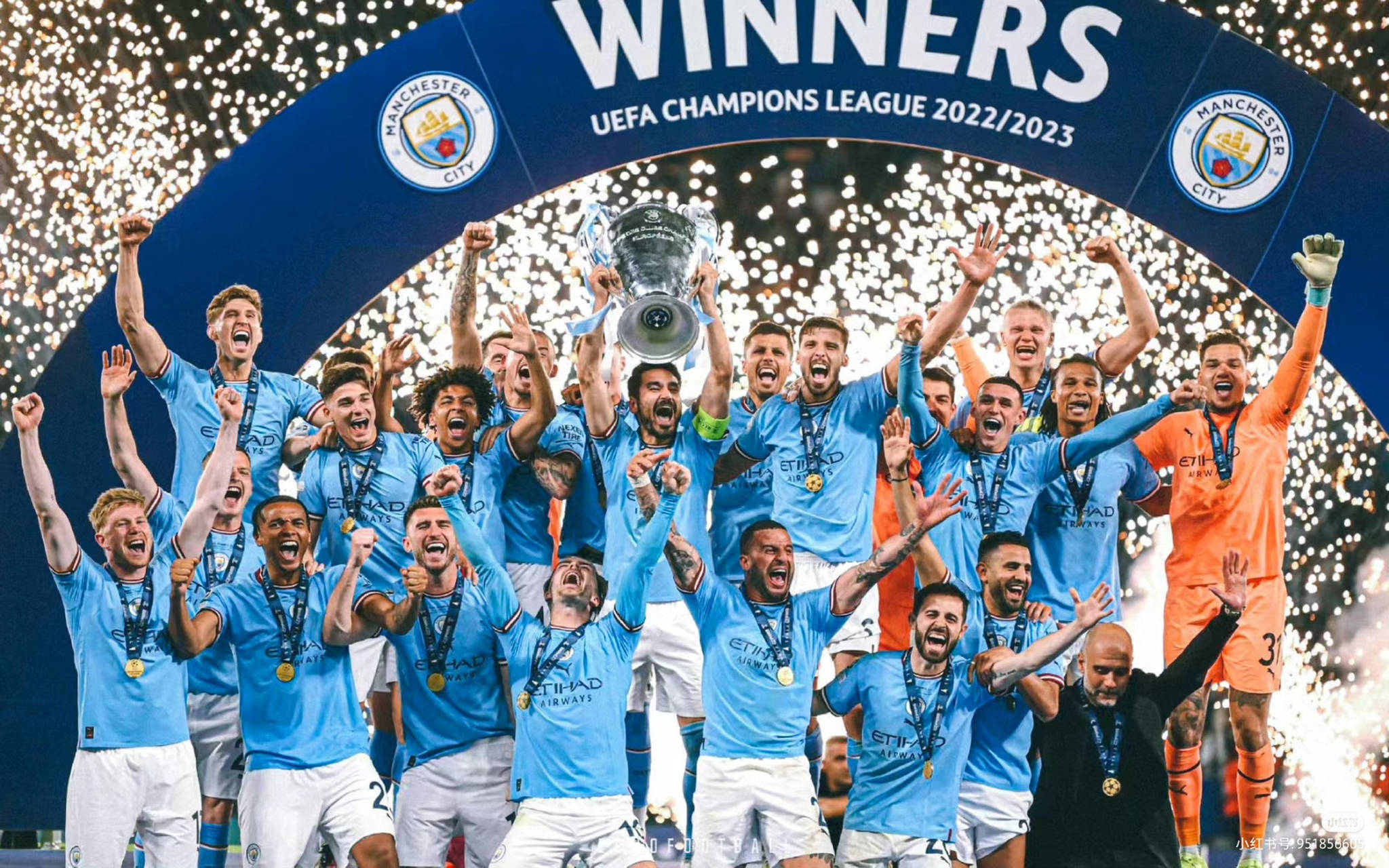 曼城狂胜马赛，英超霸主继续进军