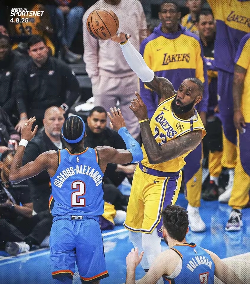 湖人主场惨遭骑士逆转，詹皇独得38分